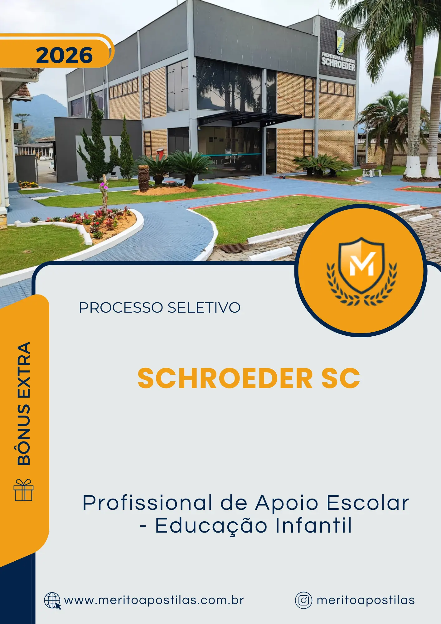 Apostila Profissional de Apoio Escolar Educação Infantil Prefeitura de Schroeder SC 2026