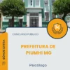 Apostila Psicólogo Prefeitura de Piumhi MG 2026