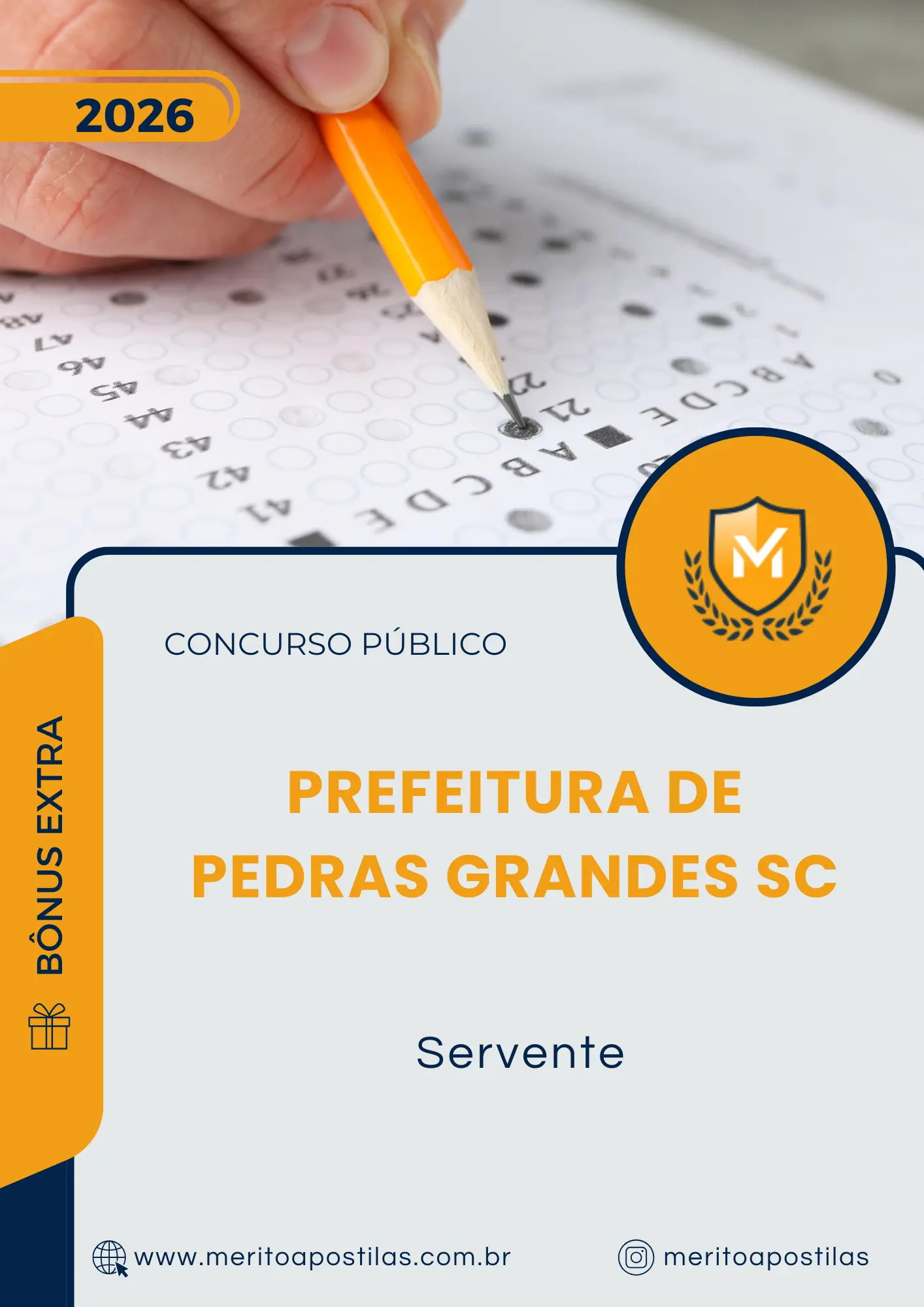 Apostila Servente Prefeitura de Pedras Grandes SC 2026