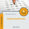 Apostila Merendeira Prefeitura de Rodeio Bonito RS 2026