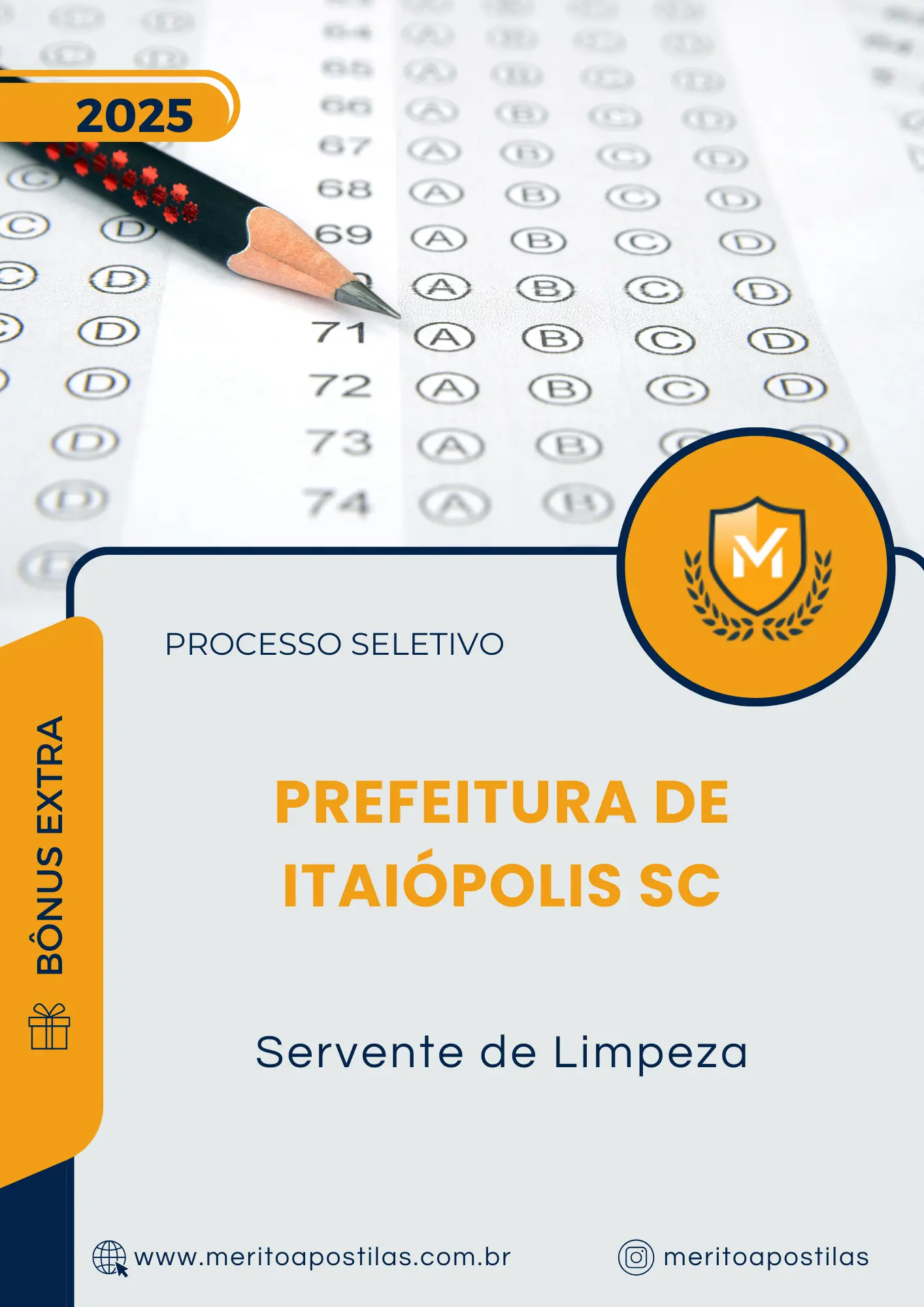 Apostila Servente de Limpeza Prefeitura de Itaiópolis SC 2025