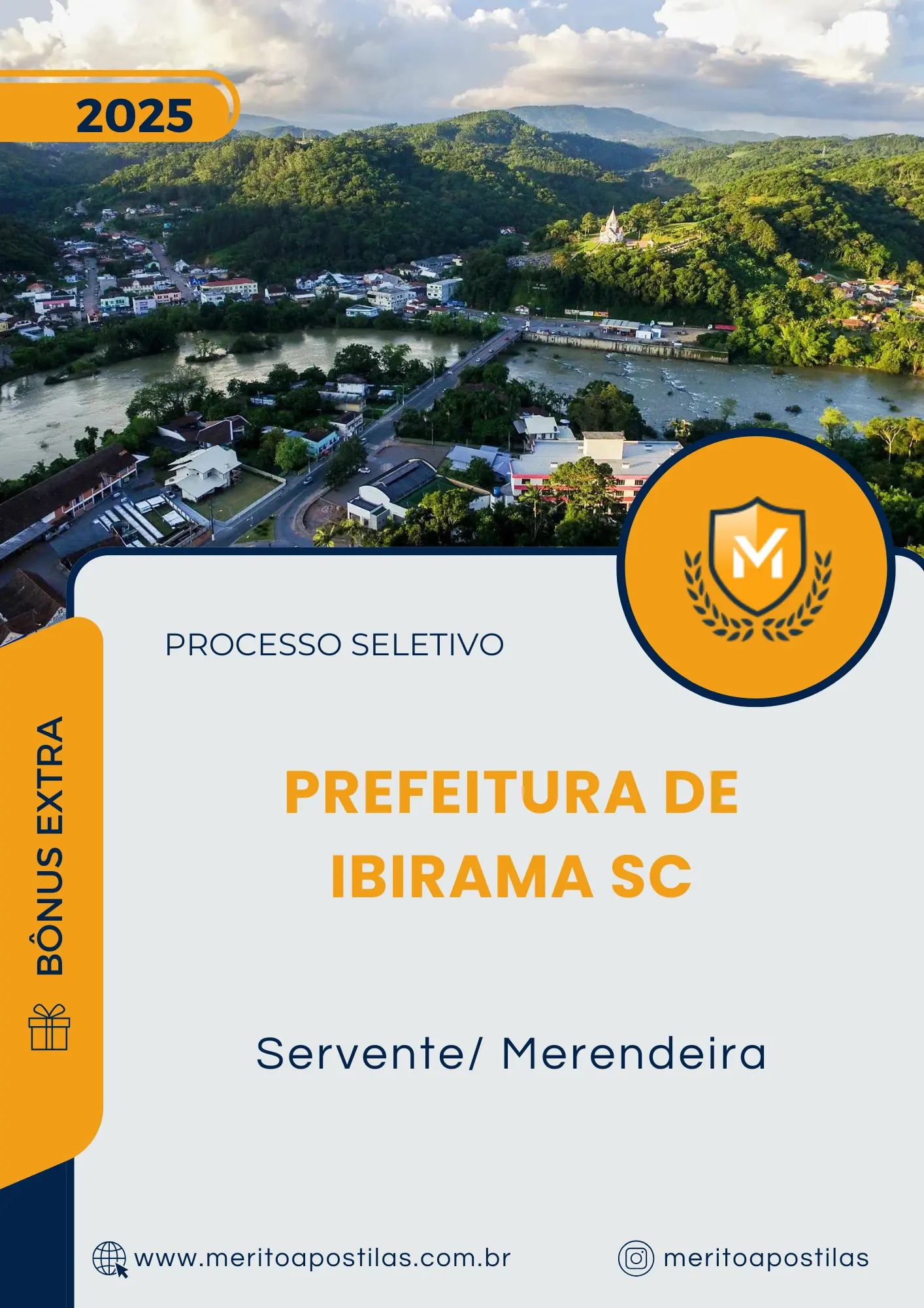 Apostila Servente Merendeira Prefeitura de Ibirama SC 2025