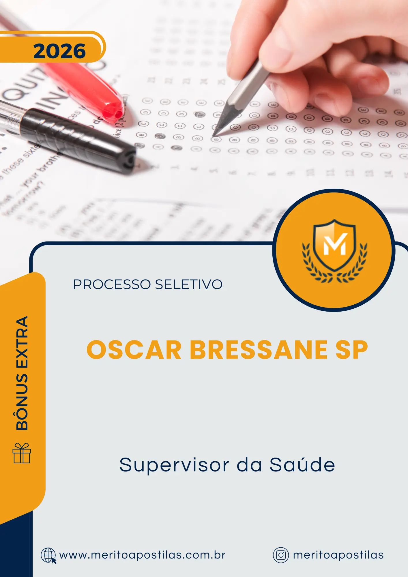 Apostila Supervisor da Saúde Prefeitura de Oscar Bressane SP 2026