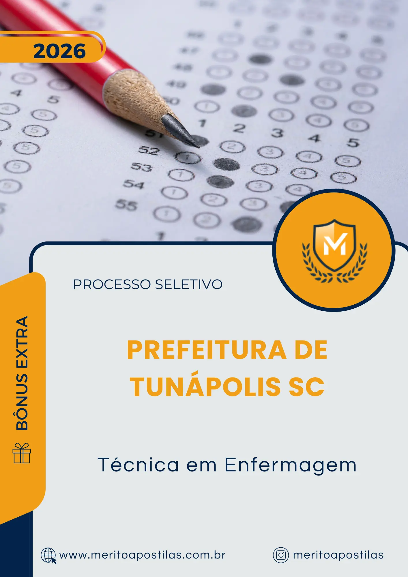 Apostila Técnica em Enfermagem Prefeitura de Tunápolis SC 2026