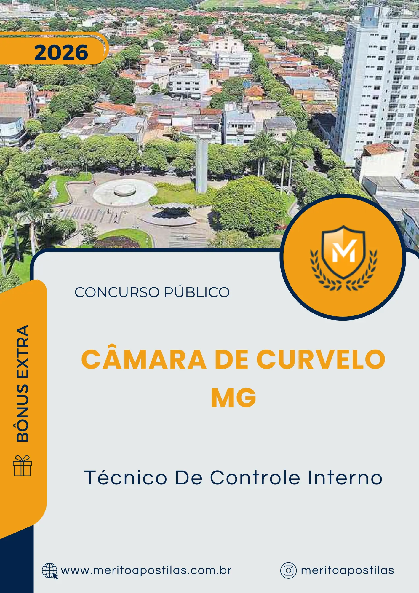 Apostila Técnico De Controle Interno Câmara de Curvelo MG 2026