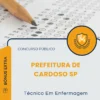 Apostila Técnico Em Enfermagem Prefeitura de Cardoso SP 2026