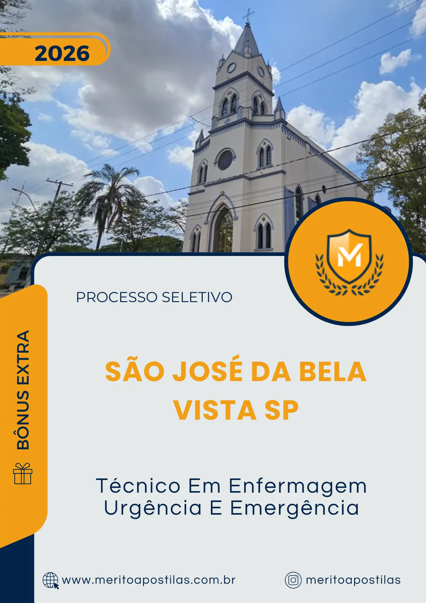 Apostila Técnico Em Enfermagem Urgência E Emergência Prefeitura de São José da Bela Vista SP 2026