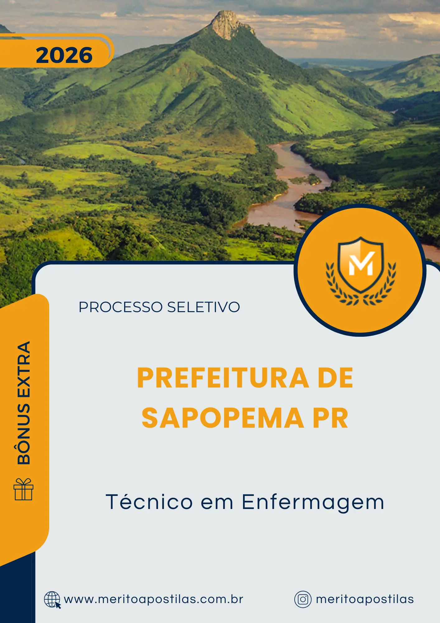 Apostila Técnico em Enfermagem Prefeitura de Sapopema PR 2026