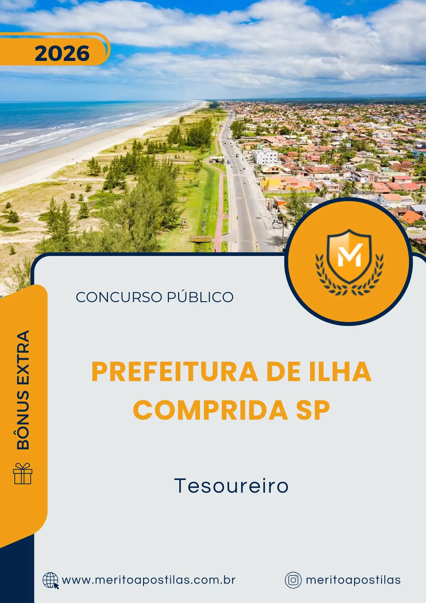 Apostila Tesoureiro Prefeitura de Ilha Comprida SP 2026