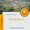 Apostila Trabalhador Braçal Prefeitura de Bom Retiro SC 2025