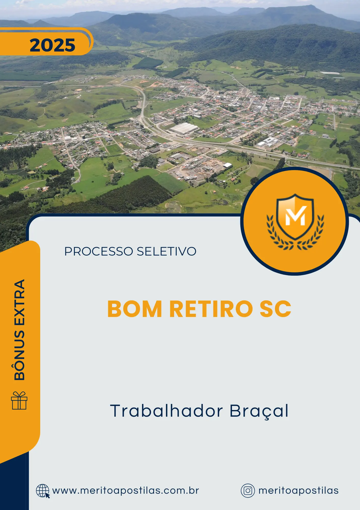 Apostila Trabalhador Braçal Prefeitura de Bom Retiro SC 2025