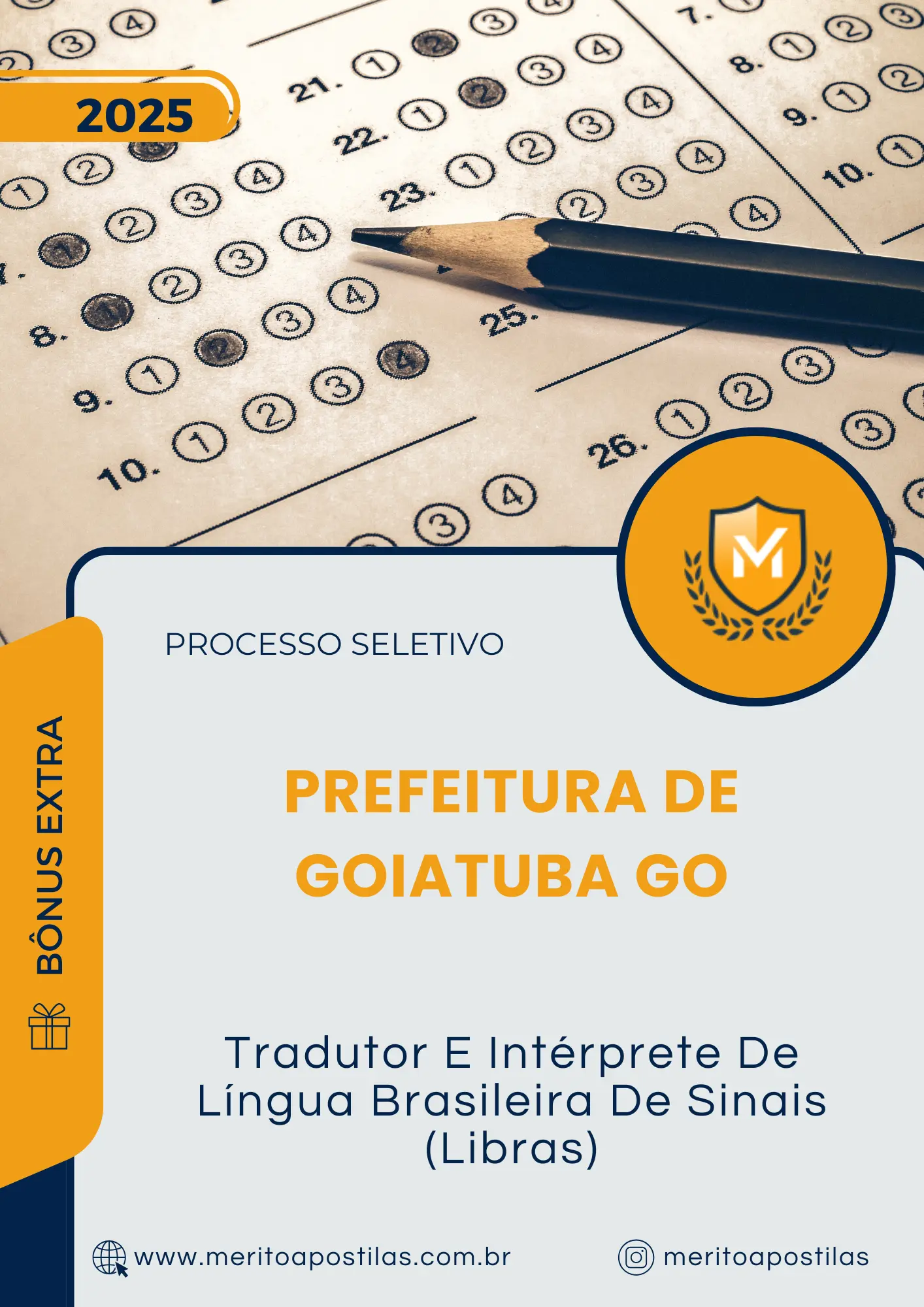 Apostila Tradutor E Intérprete De Língua Brasileira De Sinais Libras Prefeitura de Goiatuba GO 2025