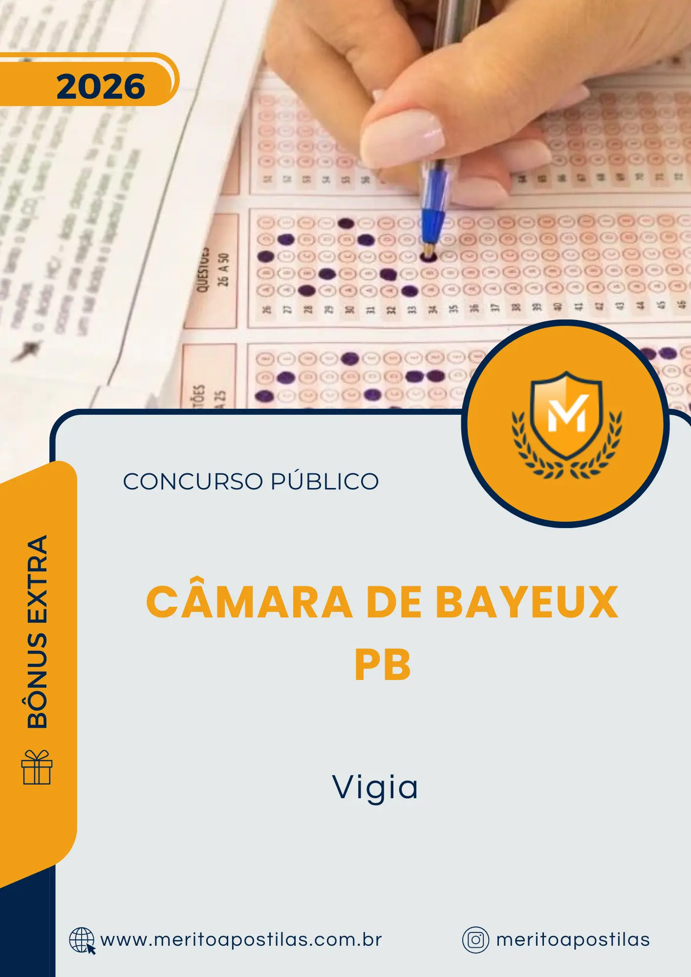 Apostila Vigia Câmara de Bayeux PB 2026