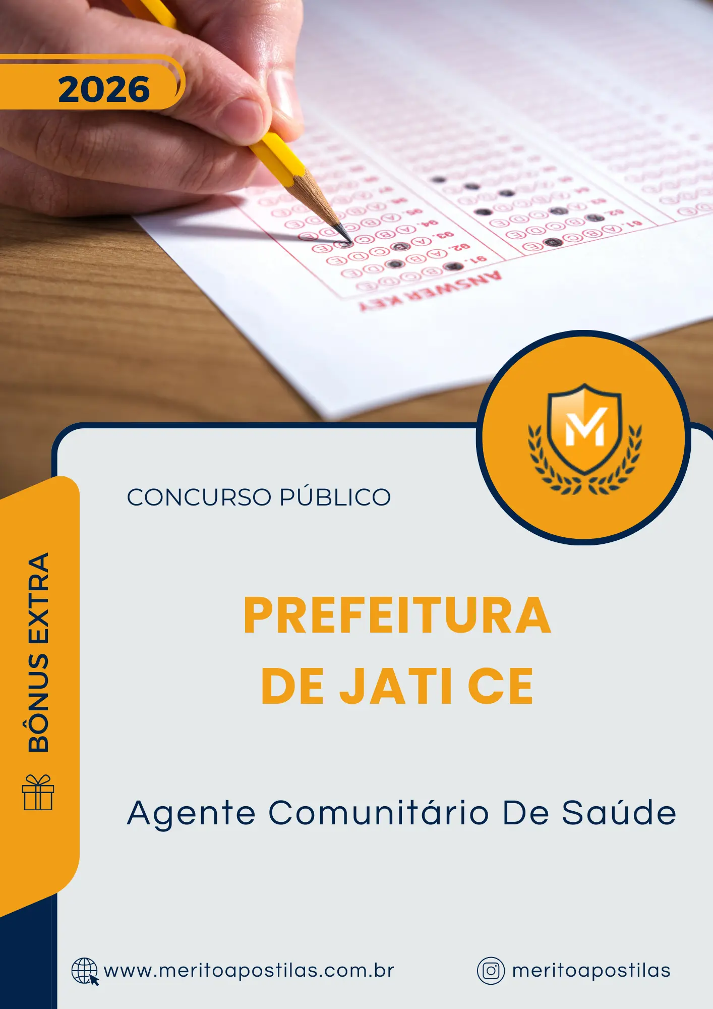 Apostila Agente Comunitário De Saúde Prefeitura de Jati CE 2026