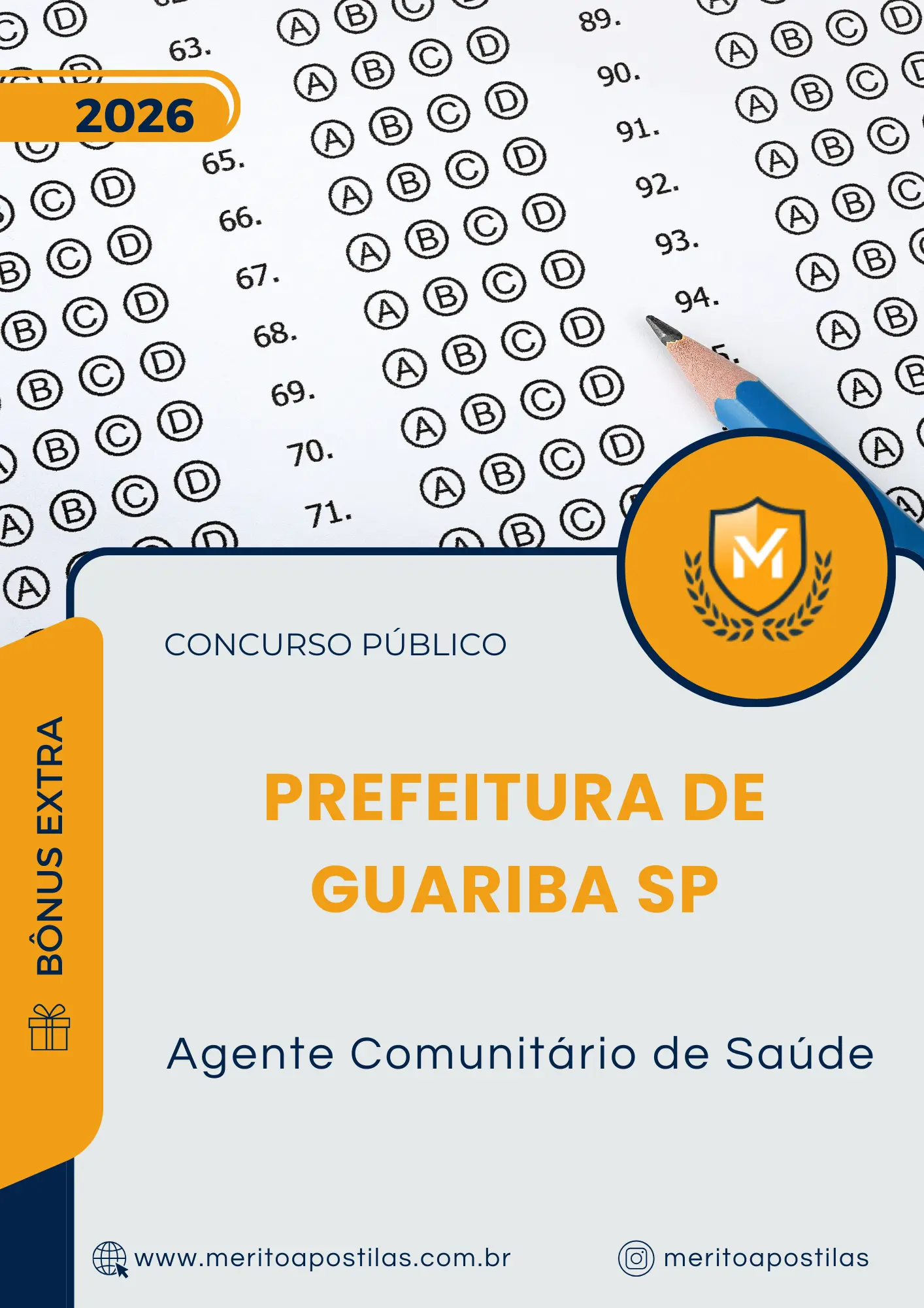 Apostila Agente Comunitário de Saúde Prefeitura de Guariba SP 2026