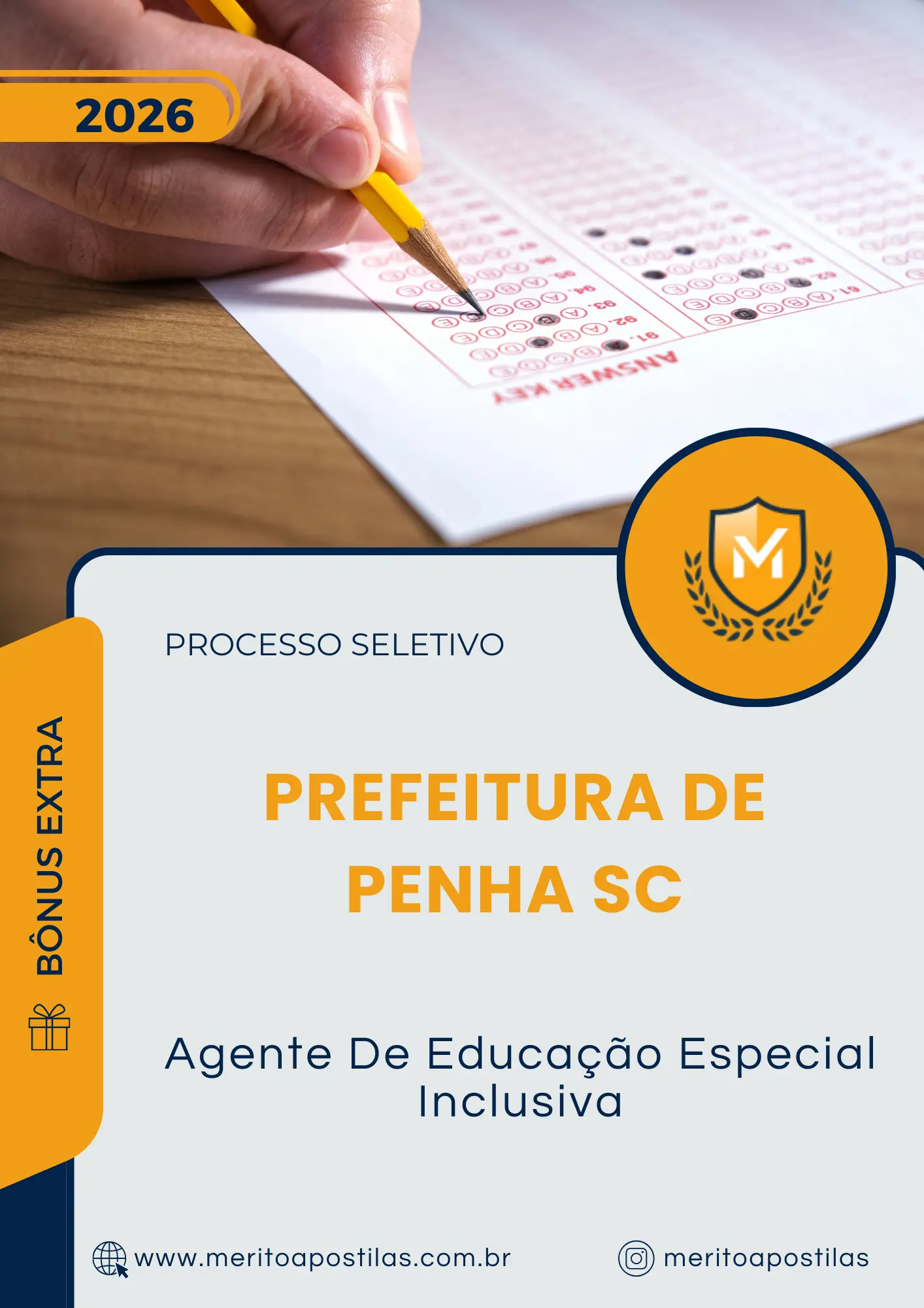 Apostila Agente De Educação Especial Inclusiva Prefeitura de Penha SC 2026