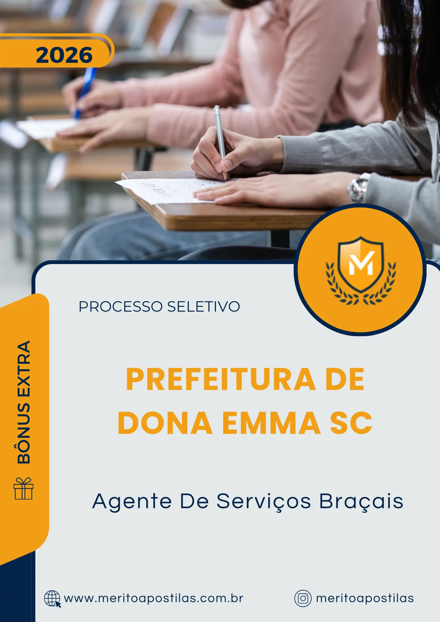 Apostila Agente De Serviços Braçais Prefeitura de Dona Emma SC 2026