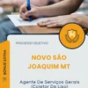 Apostila Agente De Serviços Gerais Coletor De Lixo Prefeitura de Novo São Joaquim MT 2026