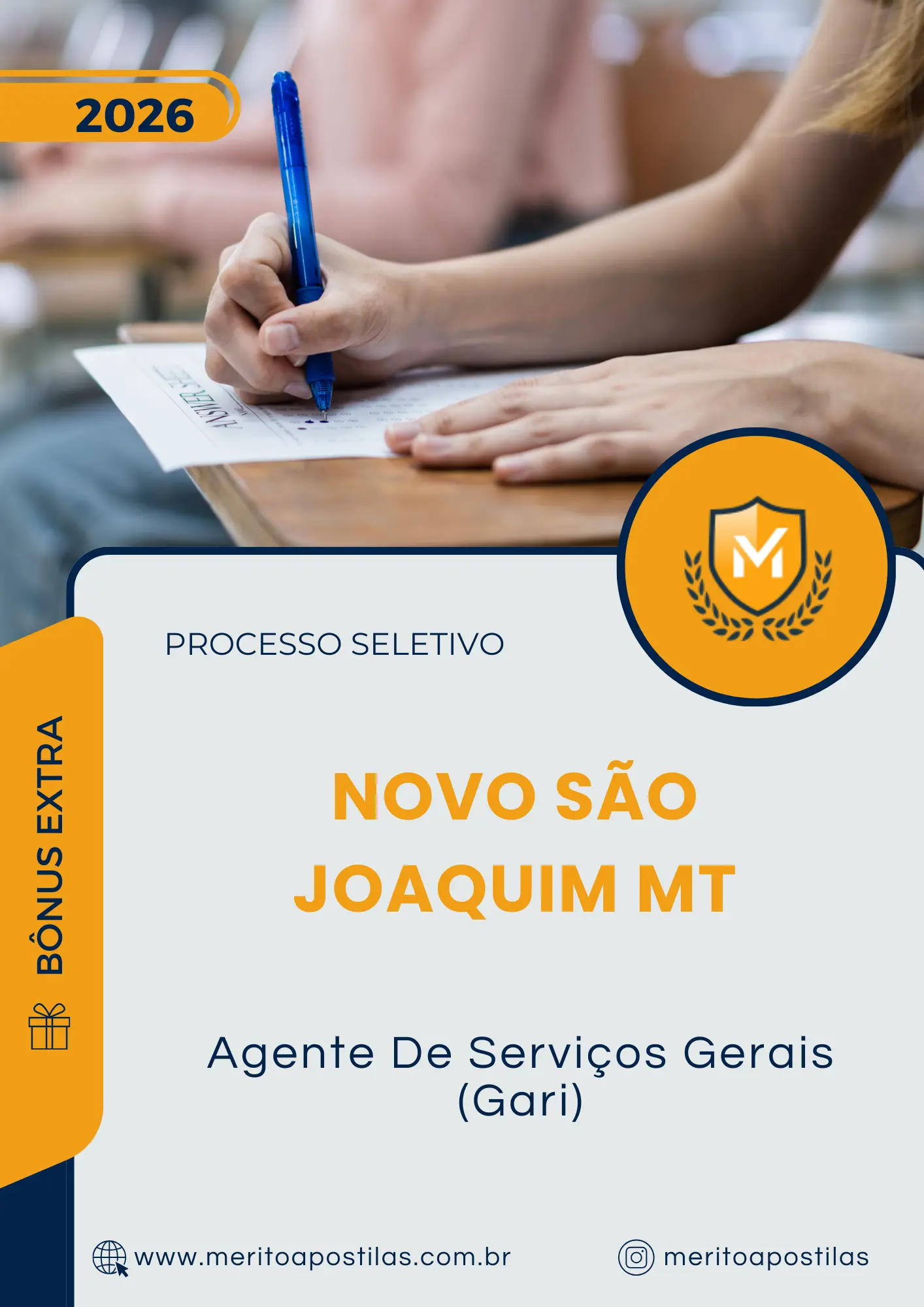 Apostila Agente De Serviços Gerais Gari Prefeitura de Novo São Joaquim MT 2026