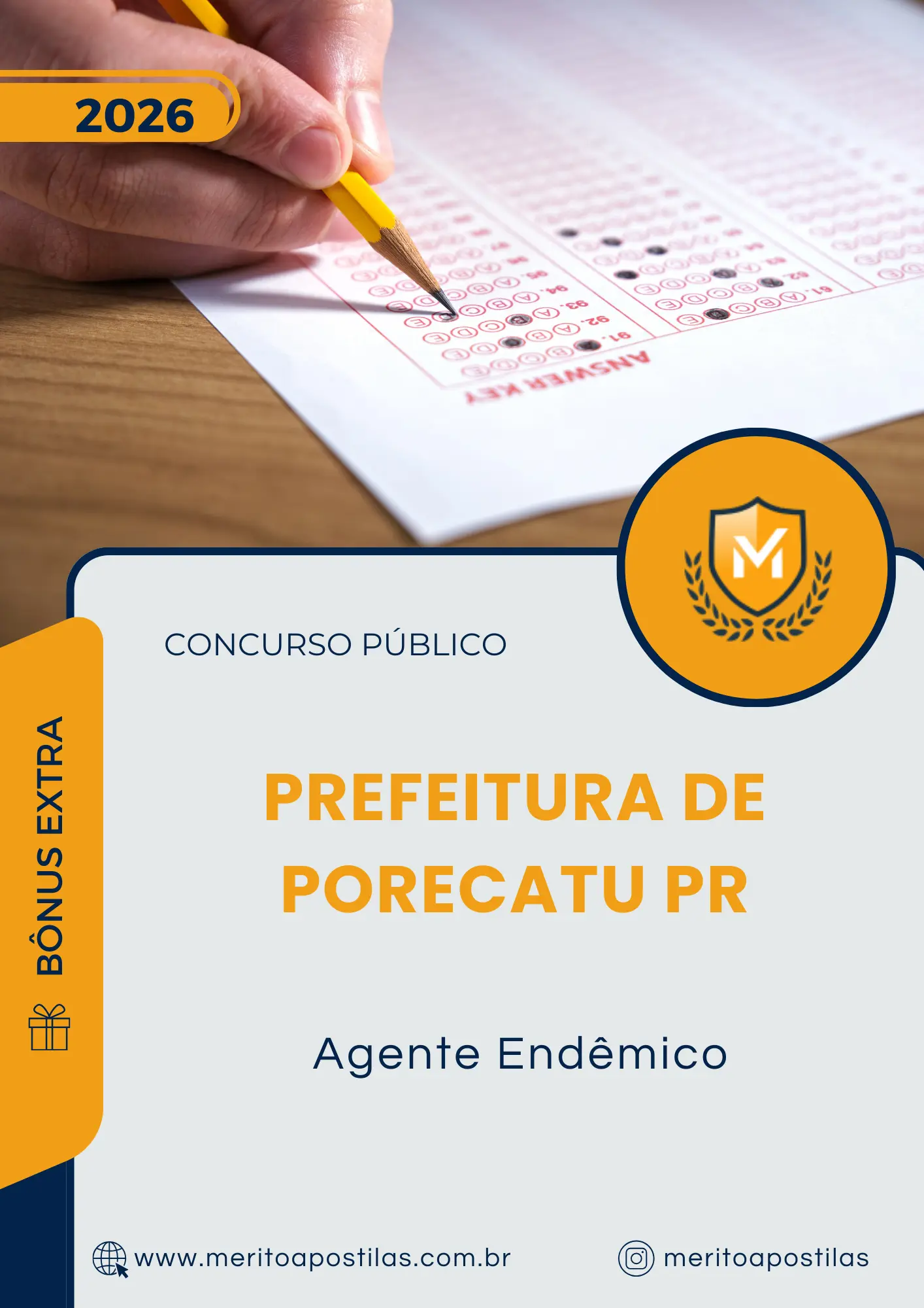 Apostila Agente Endêmico Prefeitura de Porecatu PR 2026