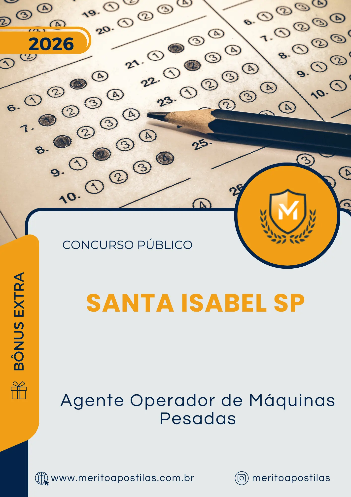 Apostila Agente Operador de Máquinas Pesadas Prefeitura de Santa Isabel SP 2026
