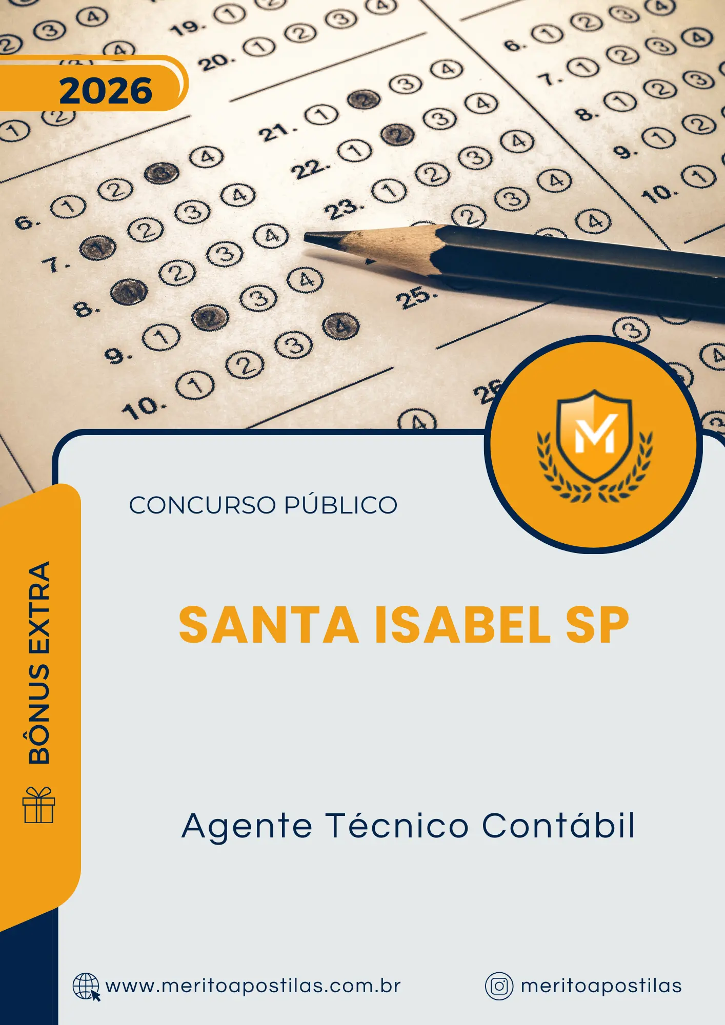 Apostila Agente Técnico Contábil Prefeitura de Santa Isabel SP 2026