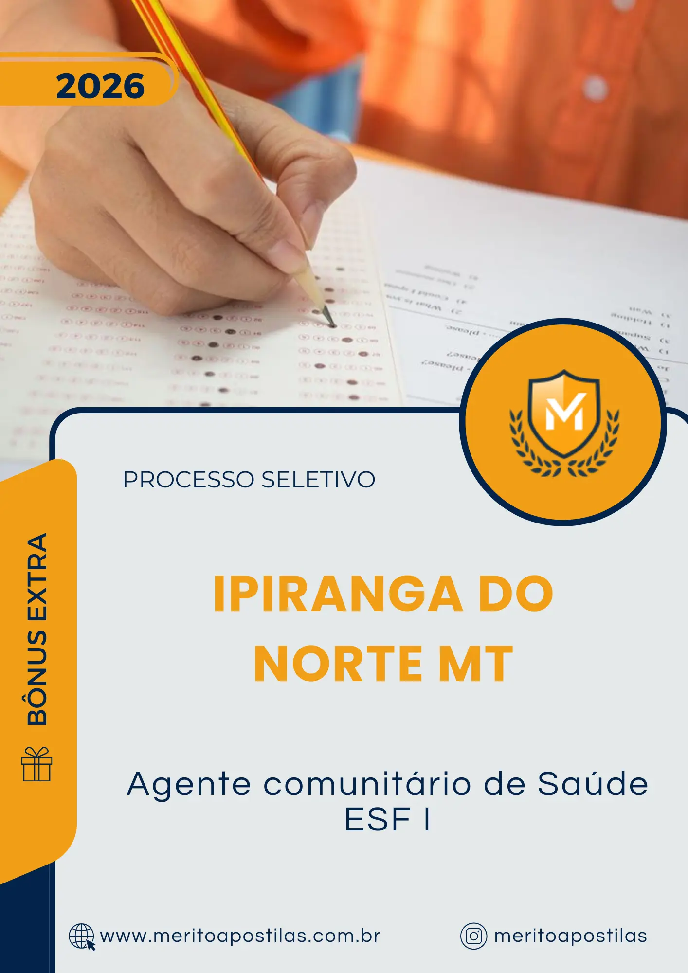 Apostila Agente Comunitário de Saúde ESF I Prefeitura de Ipiranga do Norte MT 2026