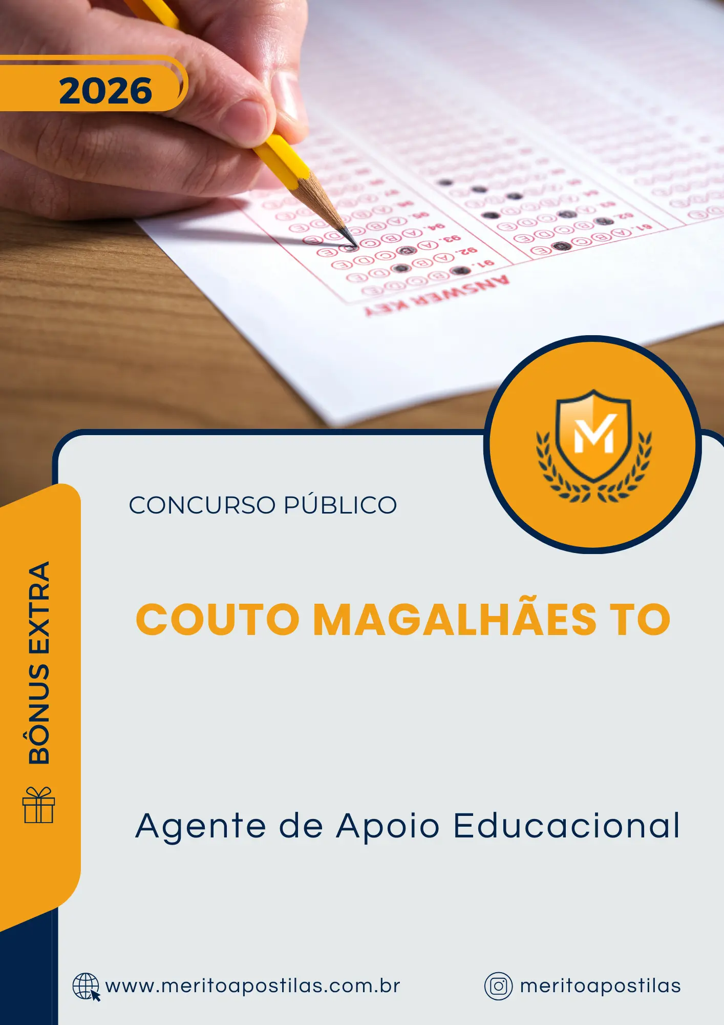 Apostila Agente de Apoio Educacional Prefeitura de Couto Magalhães TO 2026