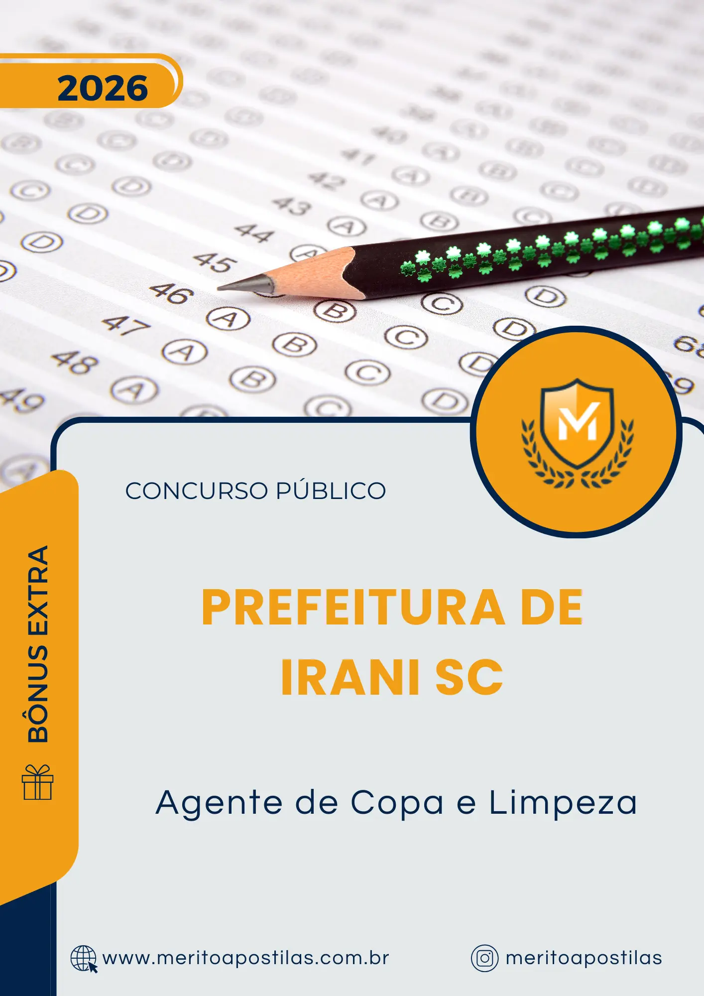 Apostila Agente de Copa e Limpeza Prefeitura de Irani SC 2026