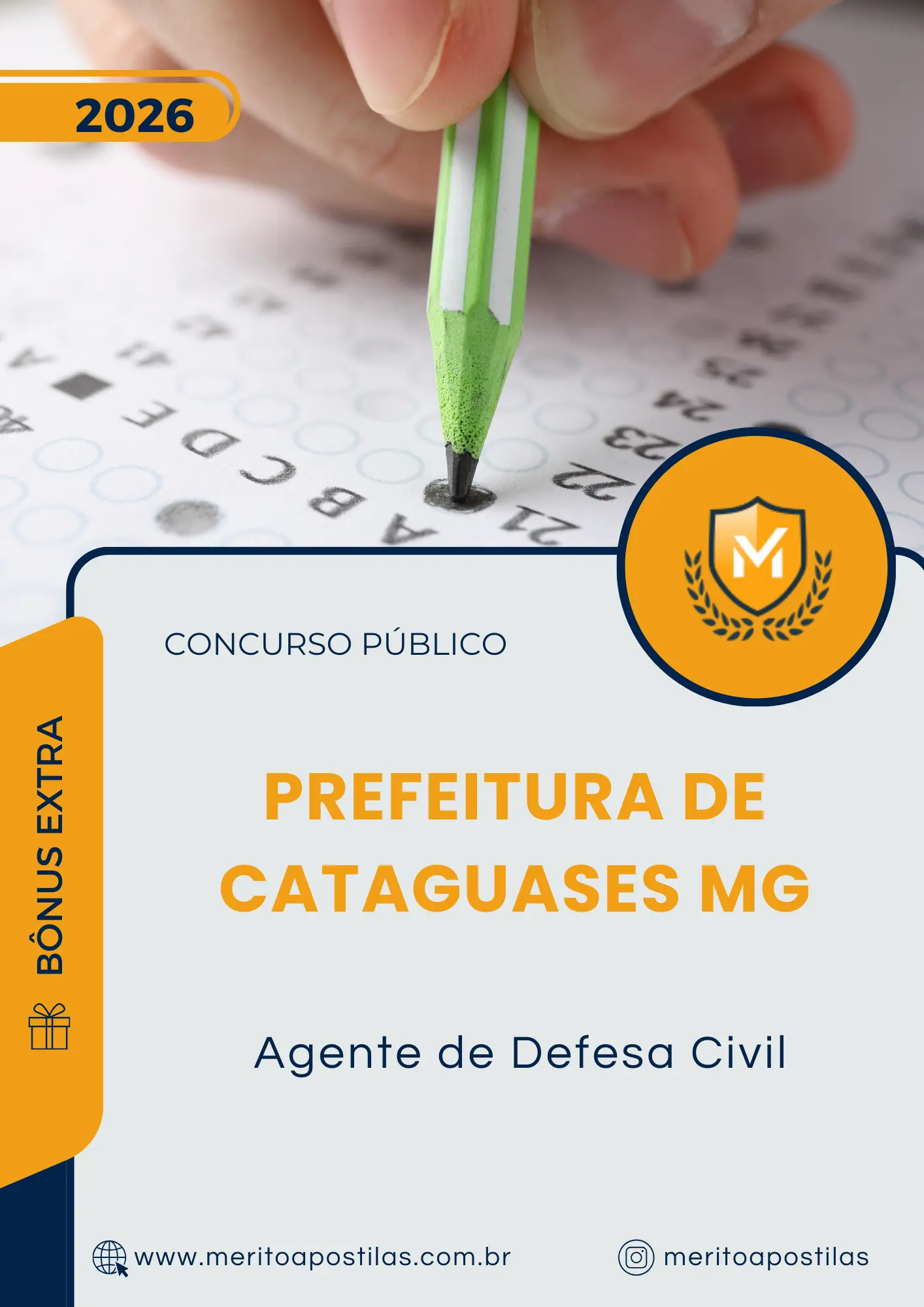 Apostila Agente de Defesa Civil Prefeitura de Cataguases MG 2026