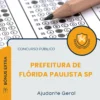 Apostila Ajudante Geral Prefeitura de Flórida Paulista SP 2026
