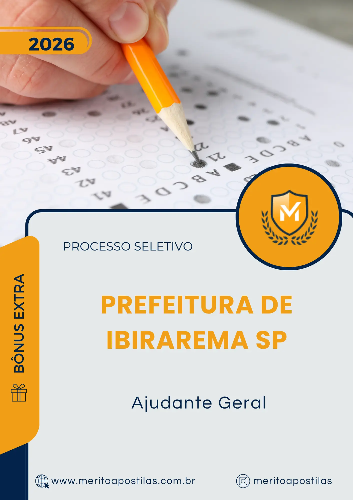 Apostila Ajudante Geral Prefeitura de Ibirarema SP 2026