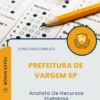 Apostila Analista De Recursos Humanos Prefeitura de Vargem SP 2026