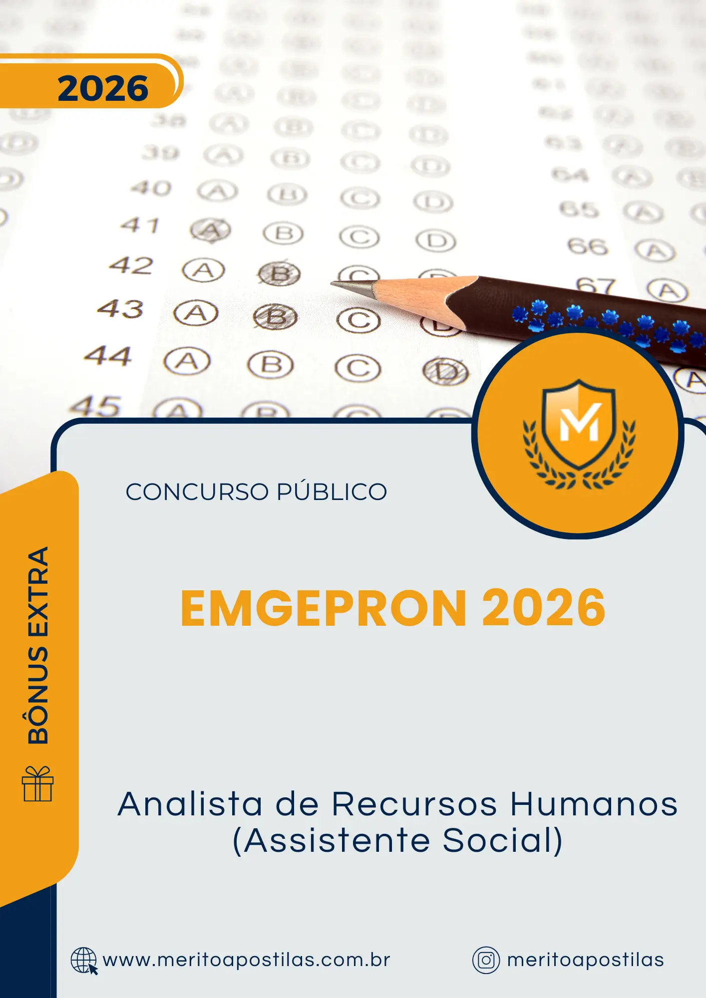 Apostila Analista de Recursos Humanos Assistente Social Concurso Público EMGEPRON 2026