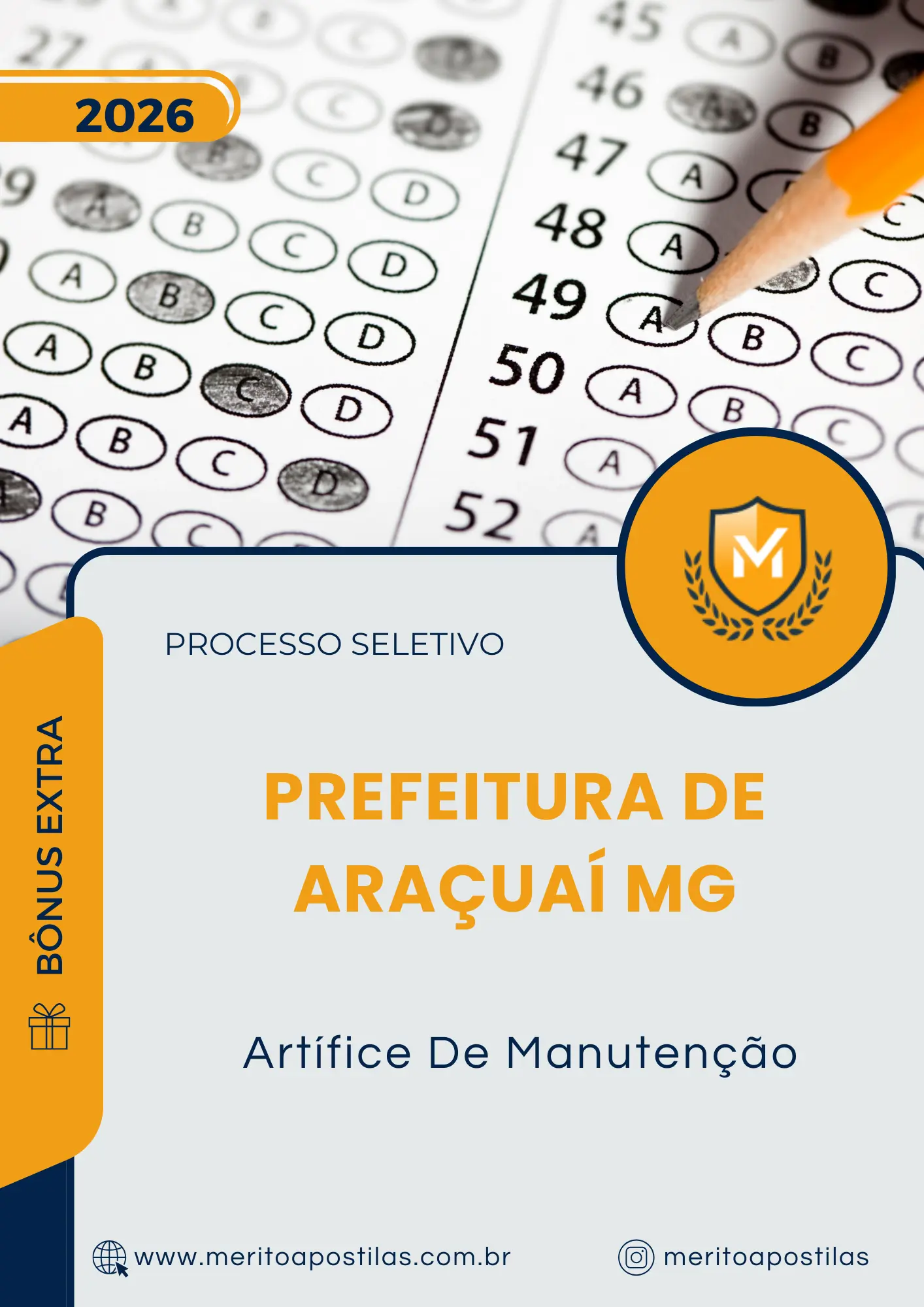 Apostila Auxiliar De Manutenção Prefeitura de Araçuaí MG 2026