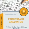 Apostila Auxiliar De Serviços E Obras Públicas Prefeitura de Araçuaí MG 2026