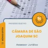 Apostila Assessor Jurídico Câmara de São Joaquim SC 2026