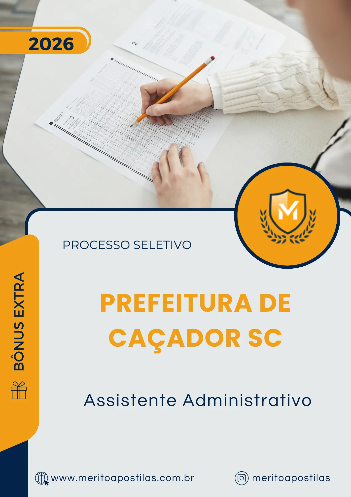 Apostila Assistente Administrativo Prefeitura de Caçador SC 2026