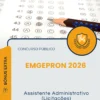 Apostila Assistente Administrativo Licitações Concurso Público EMGEPRON 2026