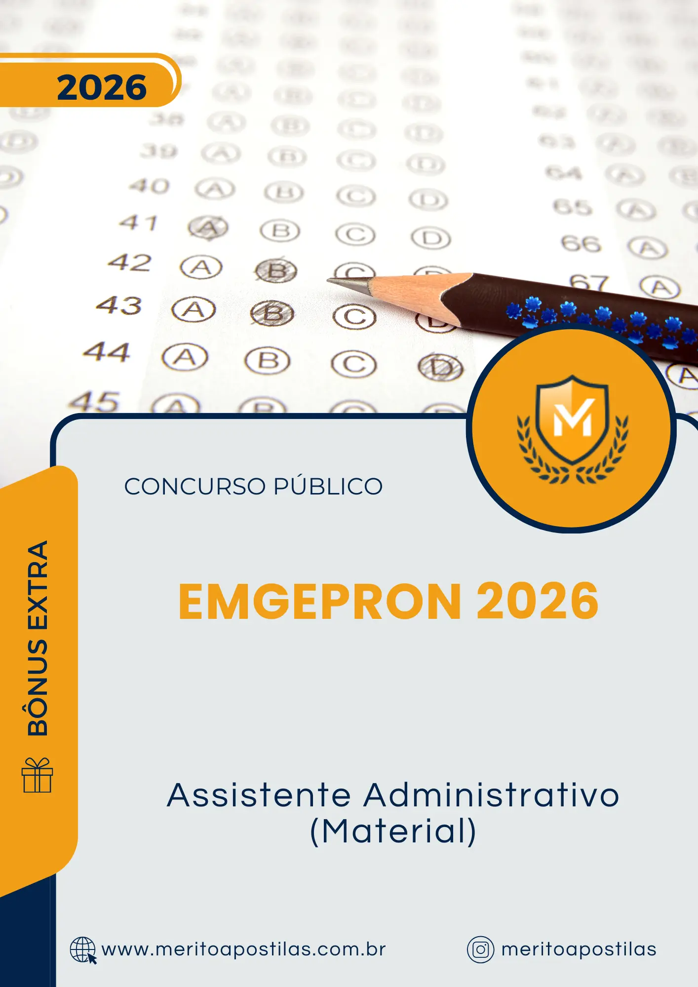 Apostila Assistente Administrativo Material Concurso Público EMGEPRON 2026