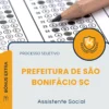 Apostila Assistente Social Prefeitura de São Bonifácio SC 2026