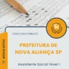 Apostila Assistente Social Nível I Prefeitura de Nova Aliança SP 2026