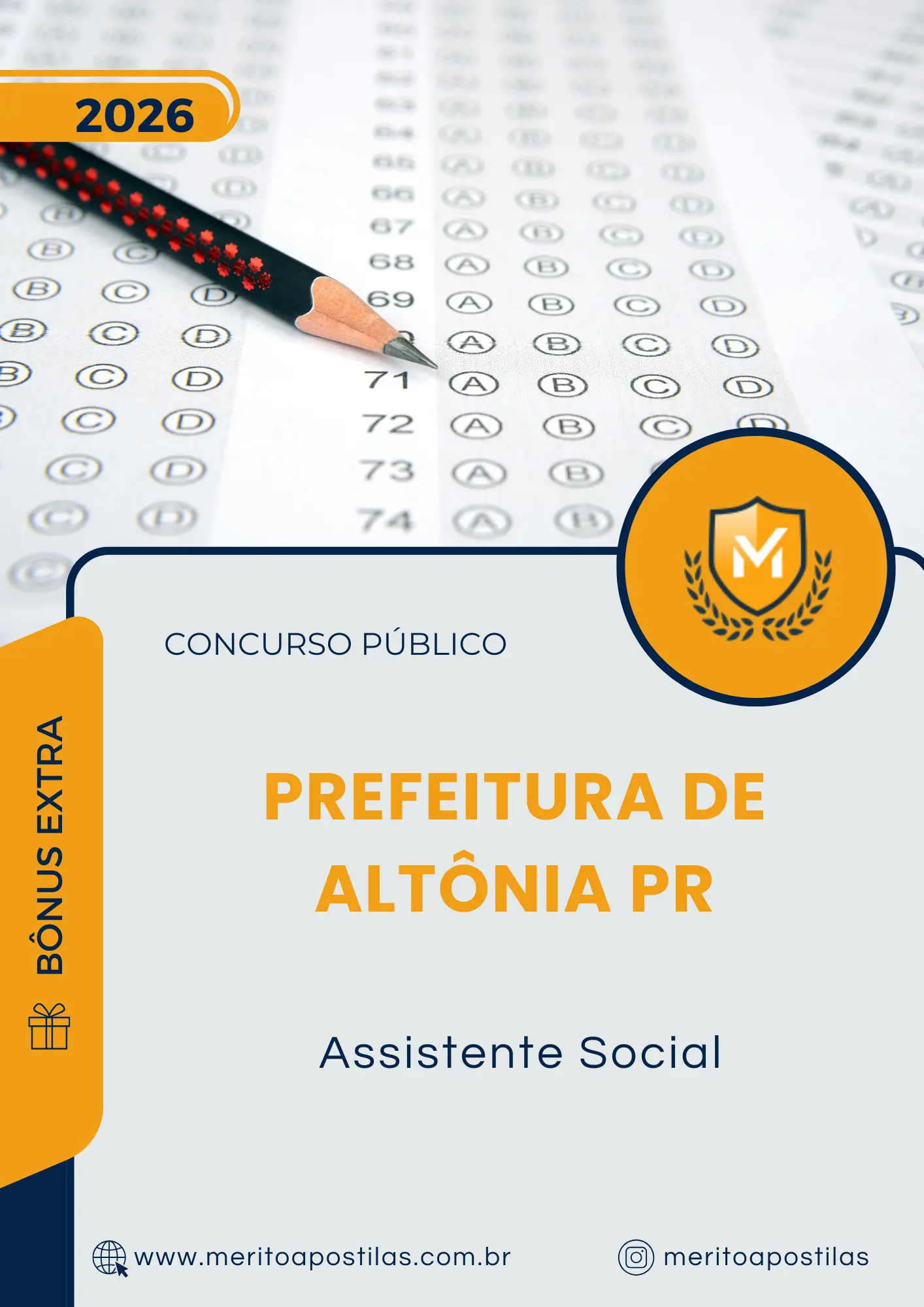 Apostila Assistente Social Prefeitura de Altônia PR 2026