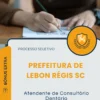 Apostila Atendente de Consultório Dentário Prefeitura de Lebon Régis SC 2026