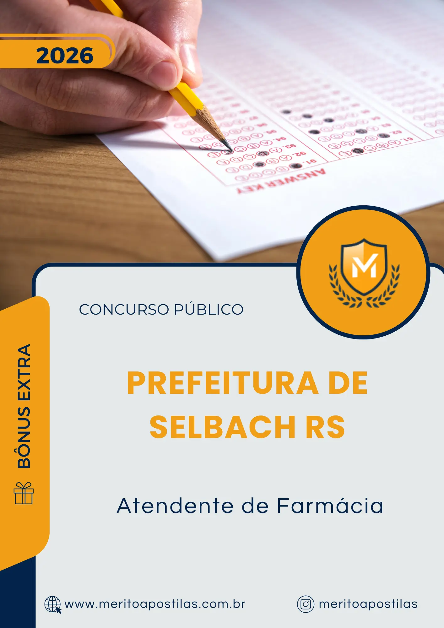 Apostila Atendente de Farmácia Prefeitura de Selbach RS 2026
