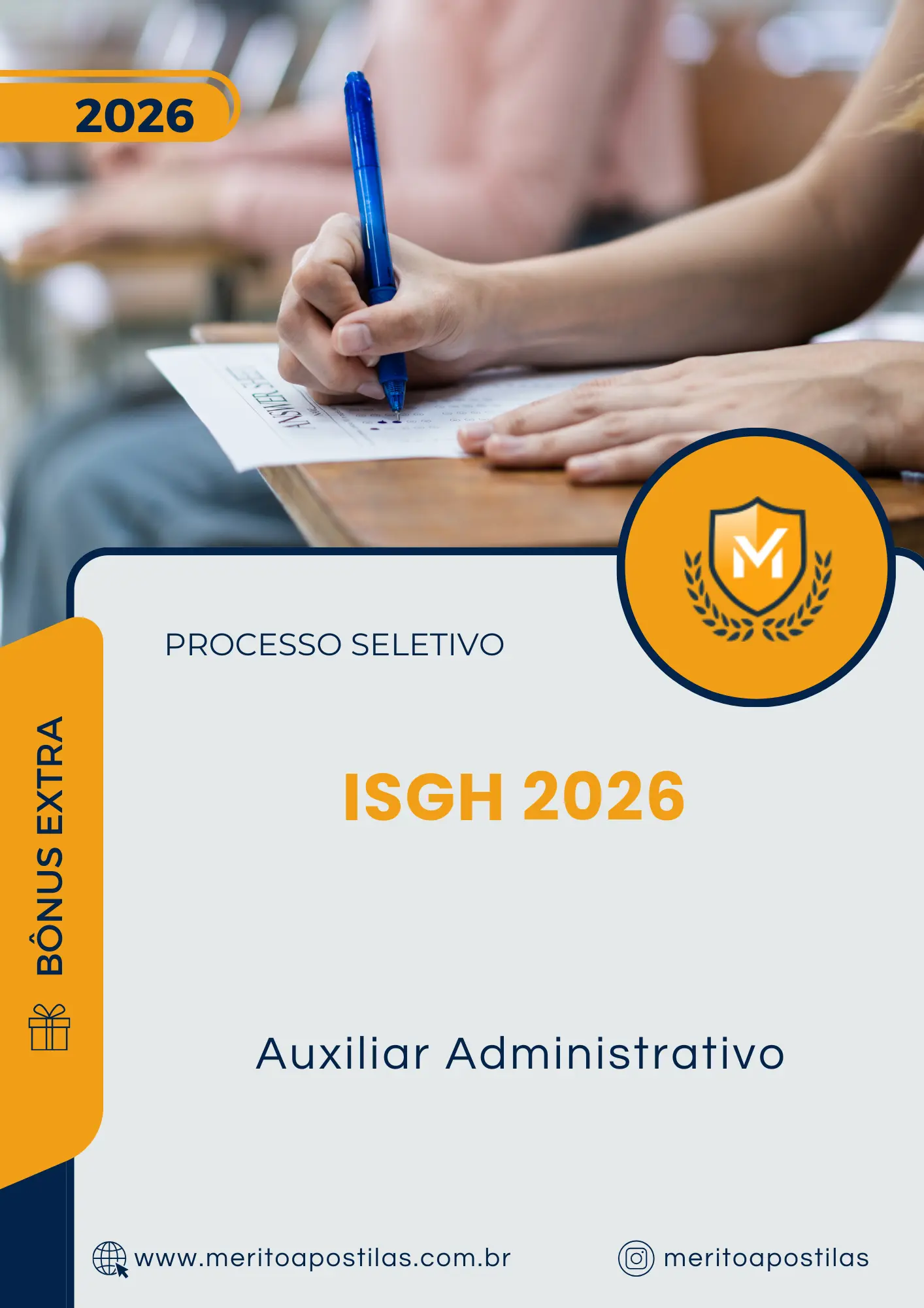 Apostila Auxiliar Administrativo Processo Seletivo ISGH 2026