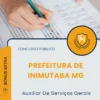 Apostila Auxiliar De Serviços Gerais Prefeitura de Inimutaba MG 2026