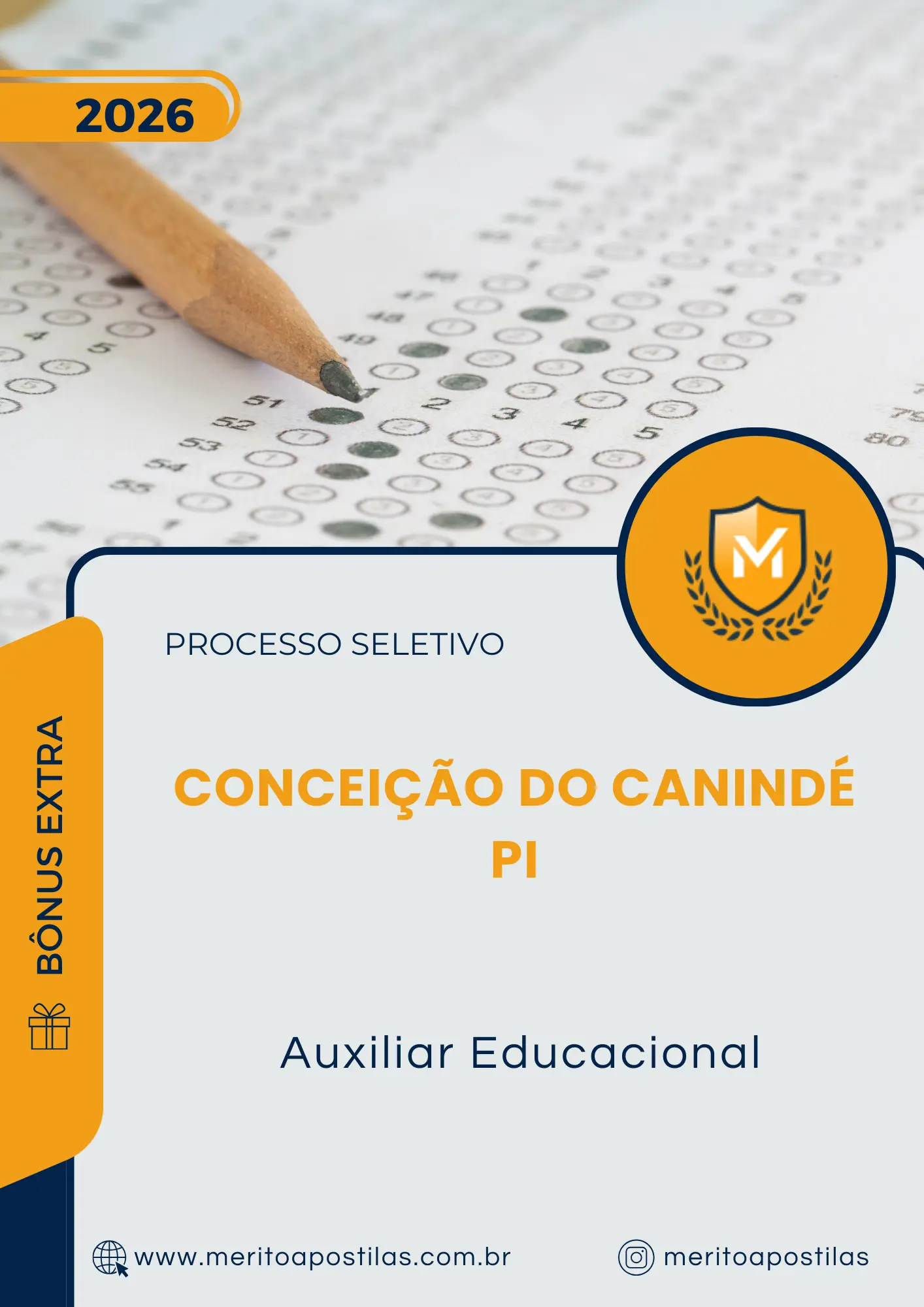 Apostila Auxiliar Educacional Prefeitura de Conceição do Canindé PI 2026