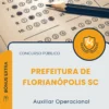Apostila Auxiliar Operacional Prefeitura de Florianópolis SC 2026