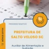 Apostila Auxiliar de Alimentação e Nutrição Prefeitura de Salto Veloso SC 2026